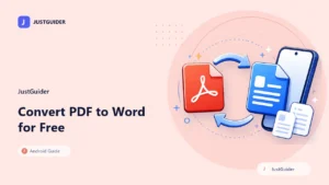 How to convert PDF to Word for free – JustGuider