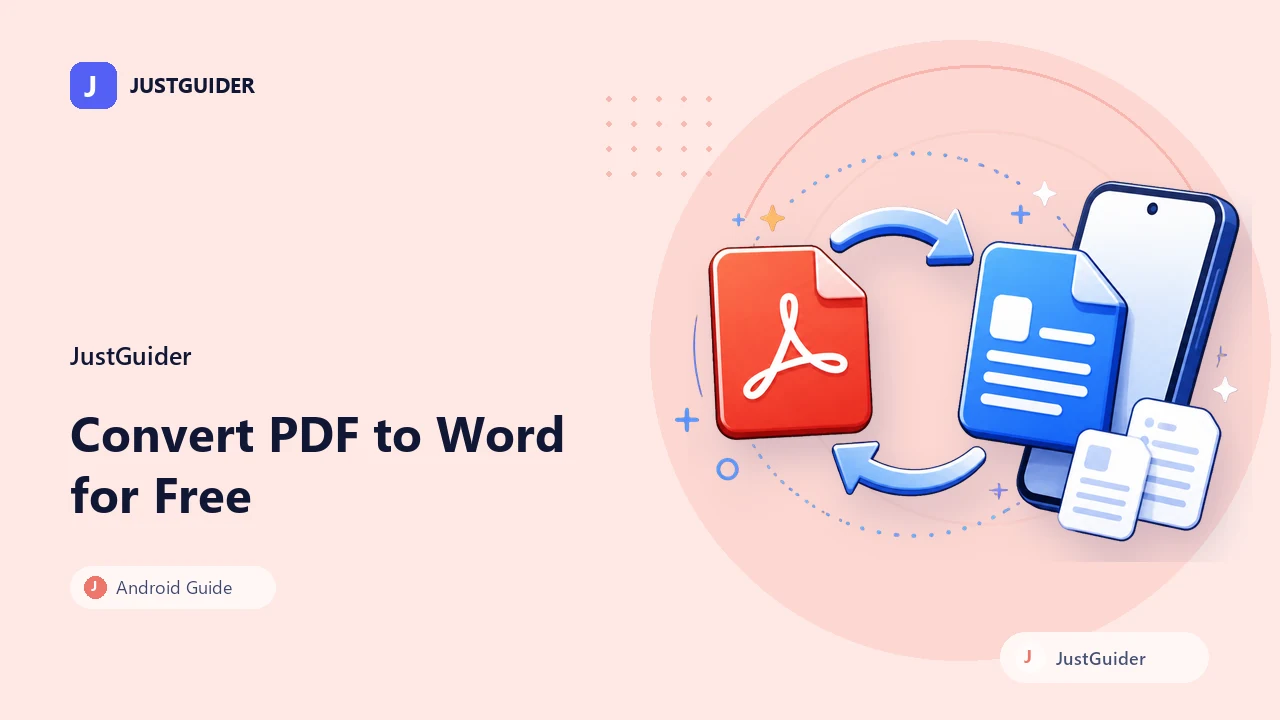 How to convert PDF to Word for free – JustGuider